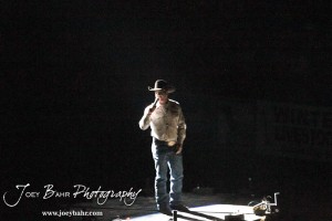 Championship Bull Riding Roto-Mix Dodge City Shootout Championship Bull Riding President Tuff Hedeman addresses the crowd at the start of the Championship Bull Riding Roto-Mix Dodge City Shootout at United Wireless Arena in Dodge City, Kansas on March 17, 2012. Photo: Joey Bahr