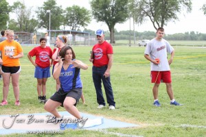 At the Ellinwood Middle School Invitational Track Meet At the Ellinwood Middle School Invitational Track Meet