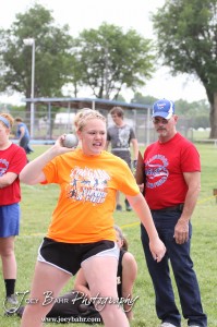 At the Ellinwood Middle School Invitational Track Meet At the Ellinwood Middle School Invitational Track Meet