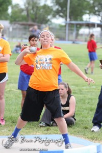 At the Ellinwood Middle School Invitational Track Meet At the Ellinwood Middle School Invitational Track Meet