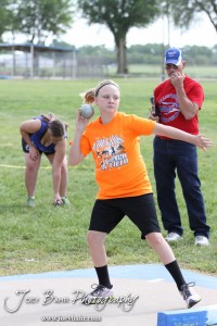 At the Ellinwood Middle School Invitational Track Meet At the Ellinwood Middle School Invitational Track Meet