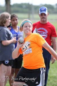 At the Ellinwood Middle School Invitational Track Meet At the Ellinwood Middle School Invitational Track Meet