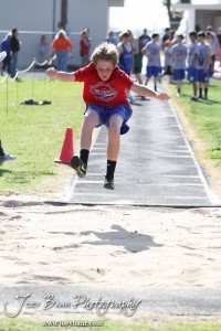 At the Ellinwood Middle School Invitational Track Meet At the Ellinwood Middle School Invitational Track Meet