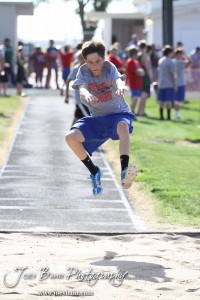 At the Ellinwood Middle School Invitational Track Meet At the Ellinwood Middle School Invitational Track Meet