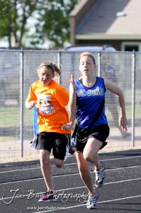 At the Ellinwood Middle School Invitational Track Meet At the Ellinwood Middle School Invitational Track Meet