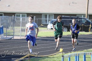 At the Ellinwood Middle School Invitational Track Meet At the Ellinwood Middle School Invitational Track Meet