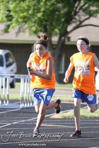 At the Ellinwood Middle School Invitational Track Meet At the Ellinwood Middle School Invitational Track Meet