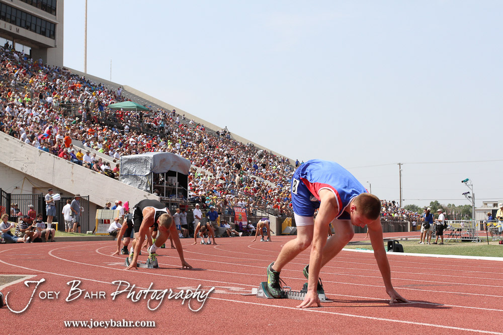 2012 KSHSAA State Track and Field Championship Day 2 Joey Bahr