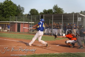 KSHSAA 4A Regional Baseball Championship Nickerson Panther Tyler Owen (#20) swings at a Colby Eagles pitch at the KSHSAA 4A Regional Baseball Championship at Legion Field in Hoisington, Kansas on May 16, 2012. (Photo: Joey Bahr, www.joeybahr.com)