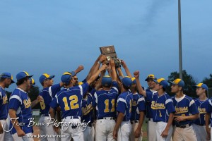 KSHSAA 4A Regional Baseball Championship The Nickerson Panthers hold up the 4A Regional Baseball Championship plaque after their 4-1 victory over the Colby Eagles at the KSHSAA 4A Regional Baseball Championship at Legion Field in Hoisington, Kansas on May 16, 2012. (Photo: Joey Bahr, www.joeybahr.com)