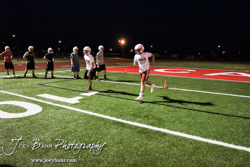 Hoisington Football Practice 81616 Joey Bahr Photography