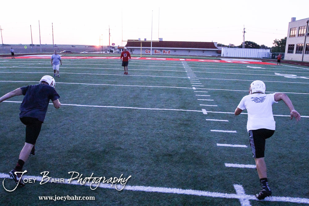 Hoisington Football Practice 81616 Joey Bahr Photography
