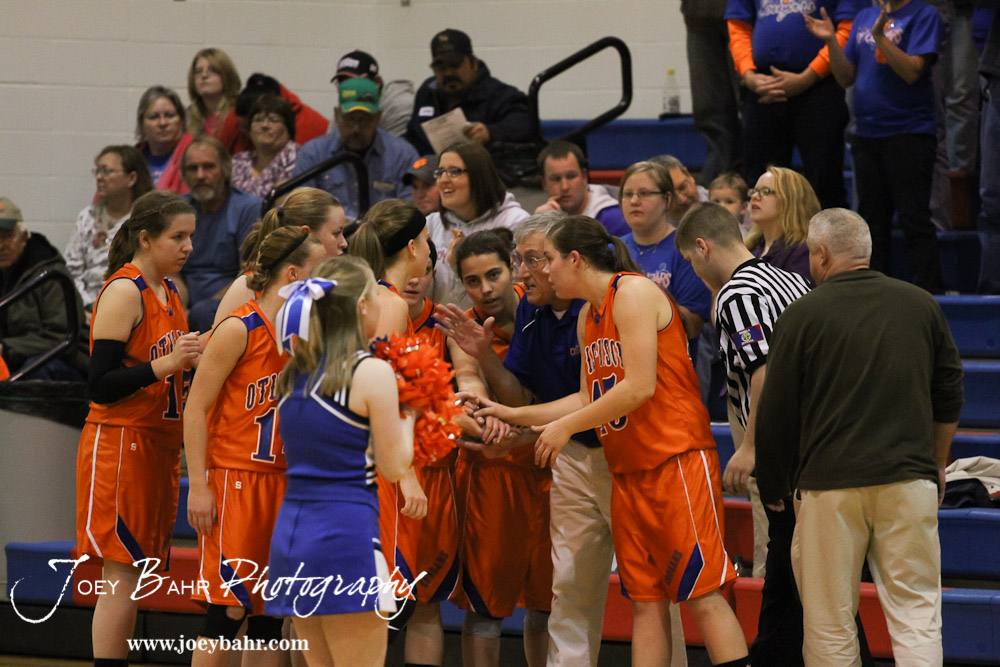 Otis-Bison Girls vs Ellinwood