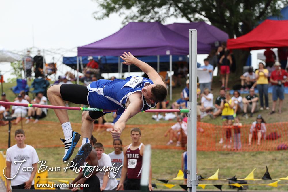 2012 KSHSAA State Track and Field Championship Day 1 Joey Bahr