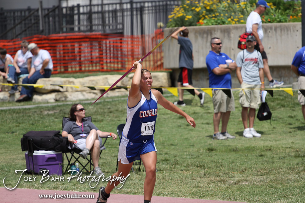 2012 KSHSAA State Track and Field Championship Day 1 Joey Bahr