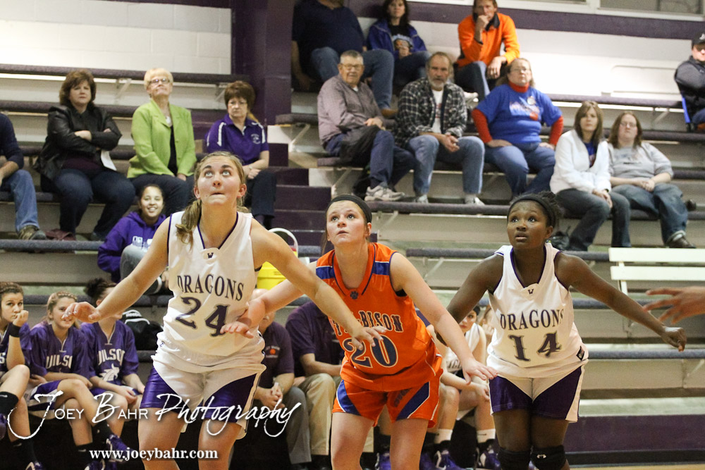 Otis-Bison Girls at Wilson 11-30-12